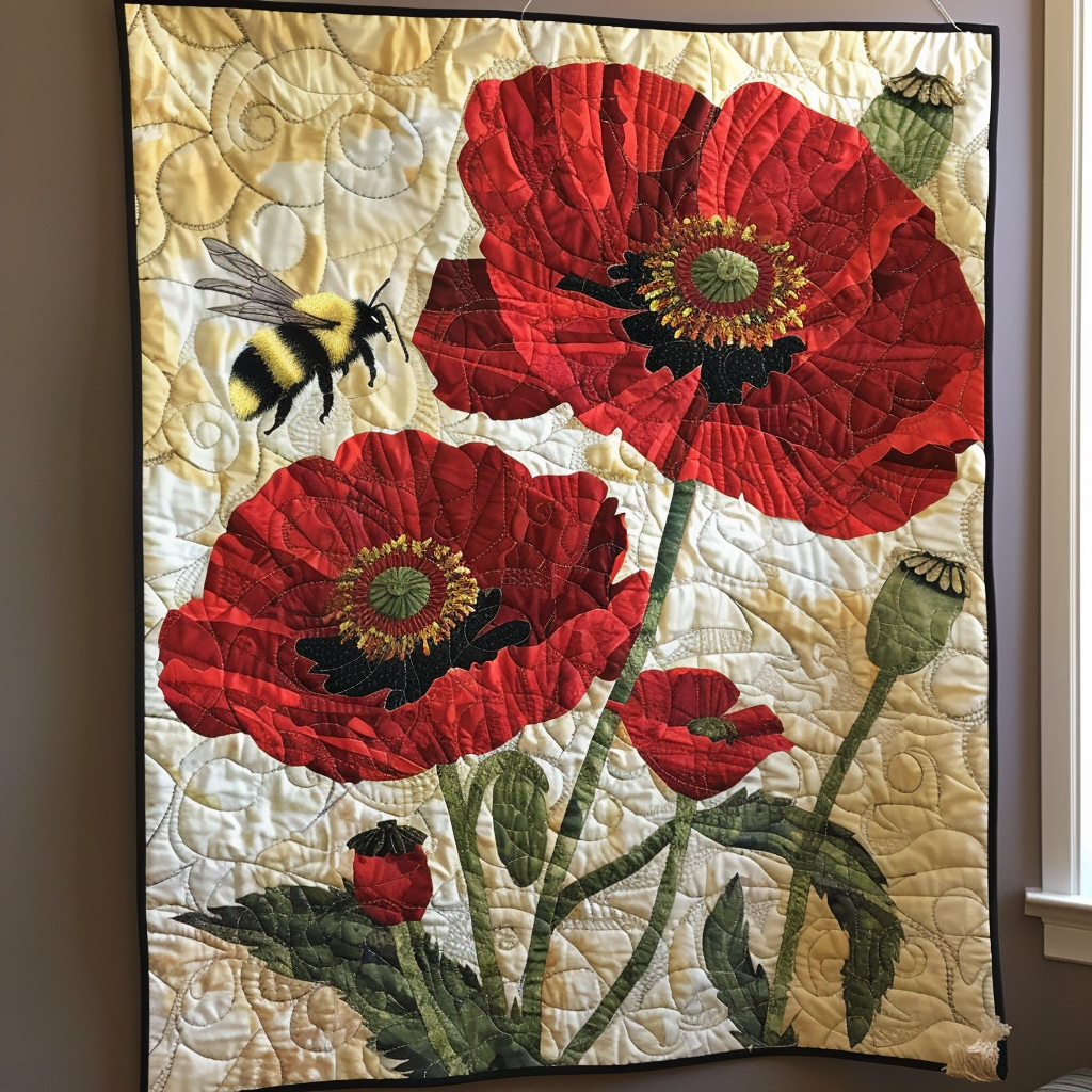 Crimson Serenade Quilted Blanket Cute Fuzzy Blankets