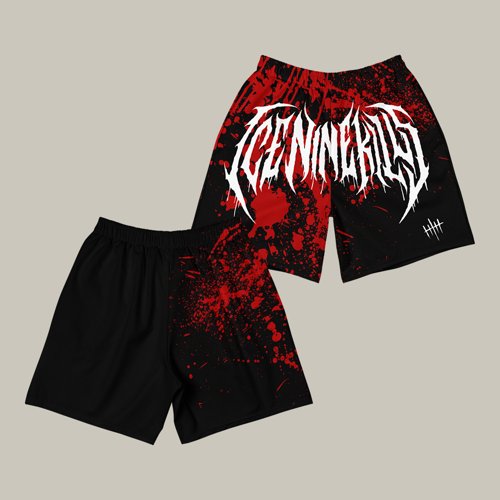 Crimson Tide Ice Nine Kills Shorts Horror Metal Band Ice Nine Kills Merch Music Fan Present Idea