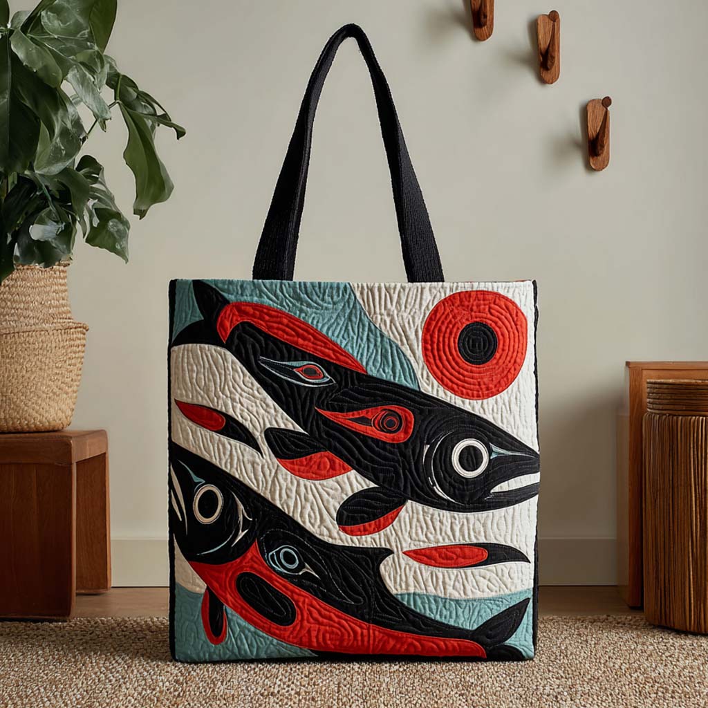 Crimson Tide Quilted Tote Bag Native American Mom Gift ideas