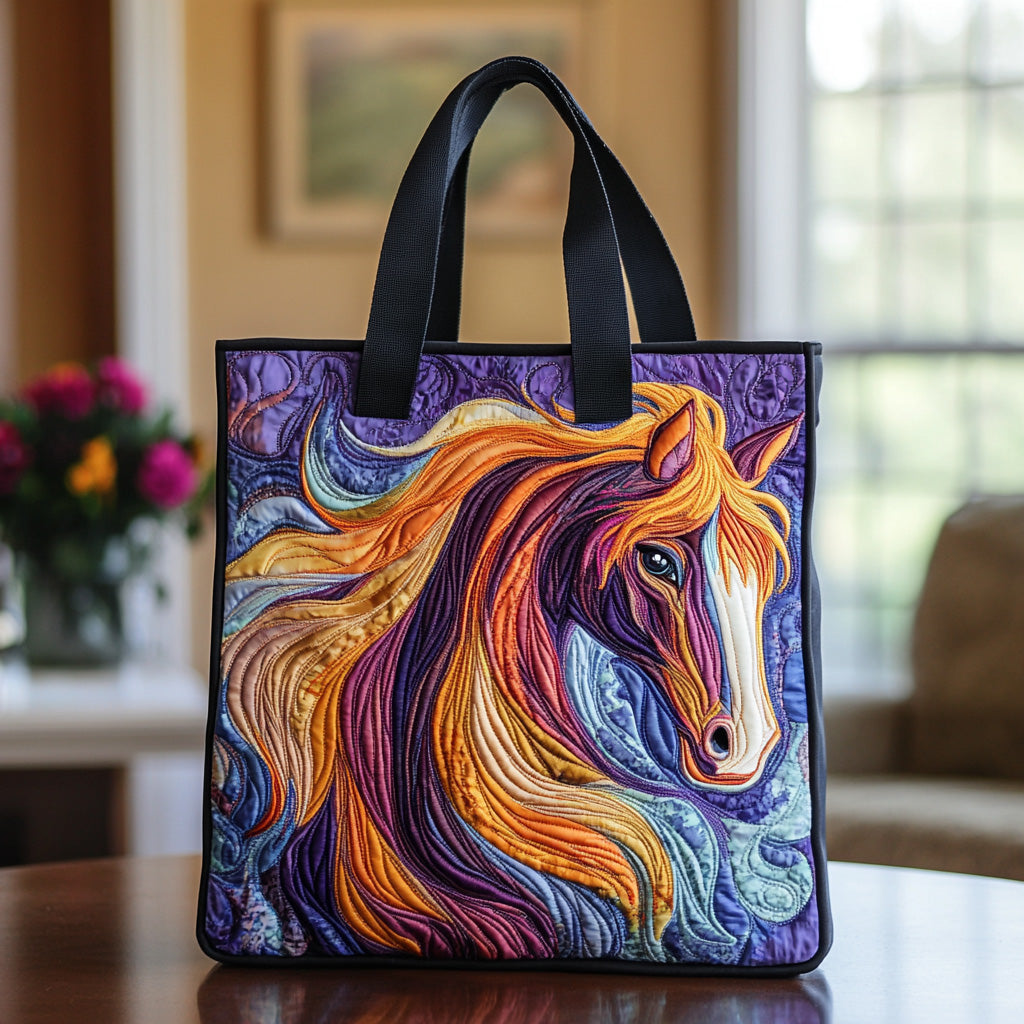 Crimson Trail Quilted Tote Bag Christmas Presents For Horse Lovers