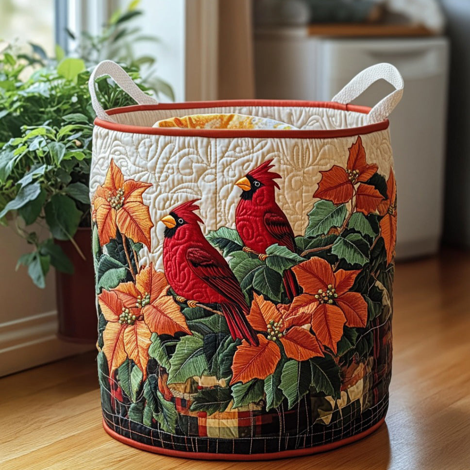 Crimson Watch Quilted Laundry Basket Everyday Merch Choice
