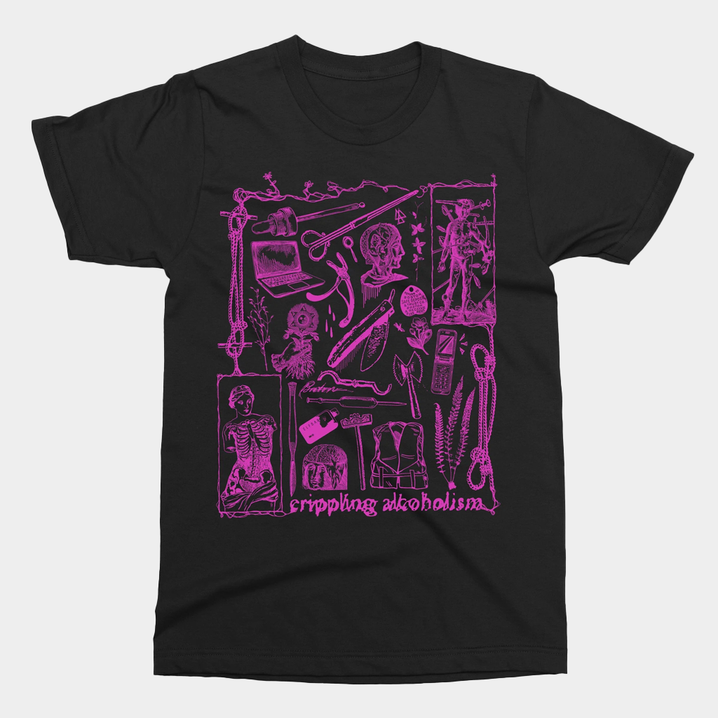 Crippling Alcoholism Camgirl Collage T-Shirt Crippling Alcoholism Merch Gifts For Band Lovers Crippling Alcoholism Camgirl Collage T-Shirt Crippling Alcoholism Merch Gifts For Band Lovers