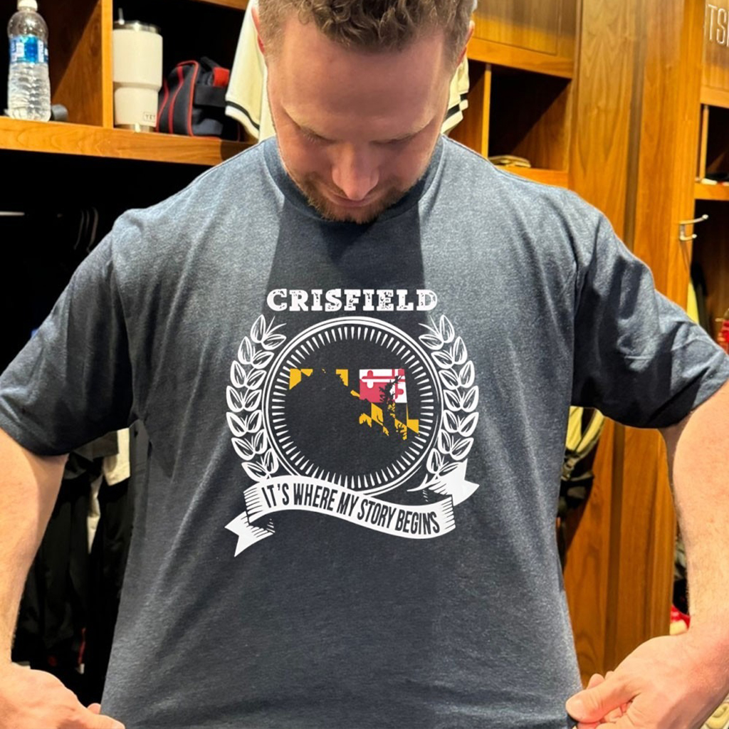 Crisfield Its Where My Story Begins Maryland Flag T Shirt