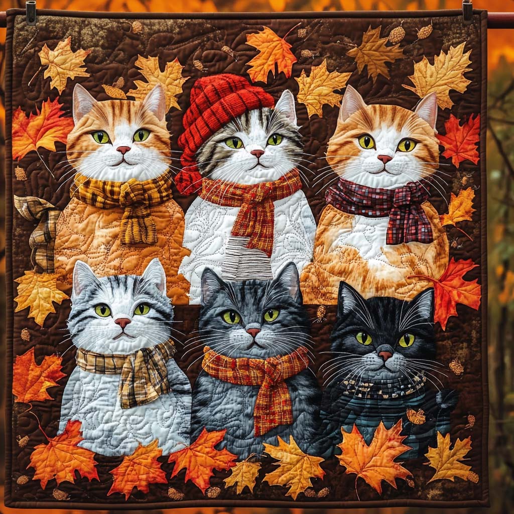 Crisp Companions Quilted Blanket Presents For Cat Lovers