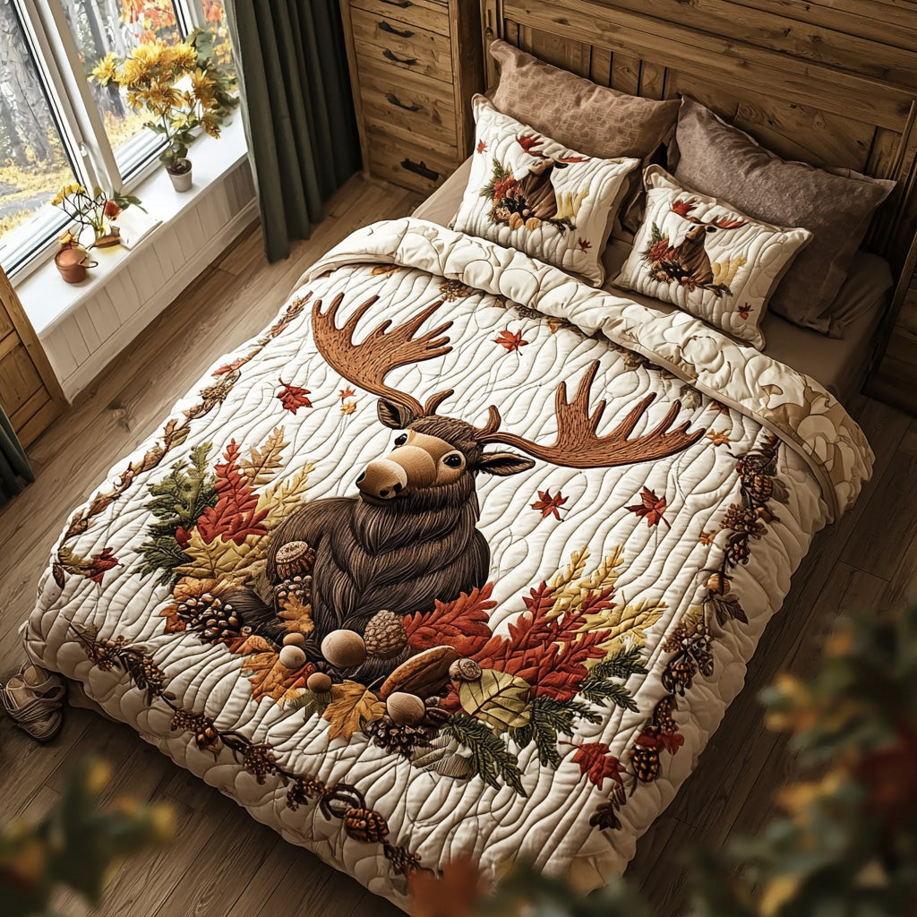 Crisp Trail Quilted Bedding Set Unique Bed Sheet Set Christmas Gifts For Deer Hunters