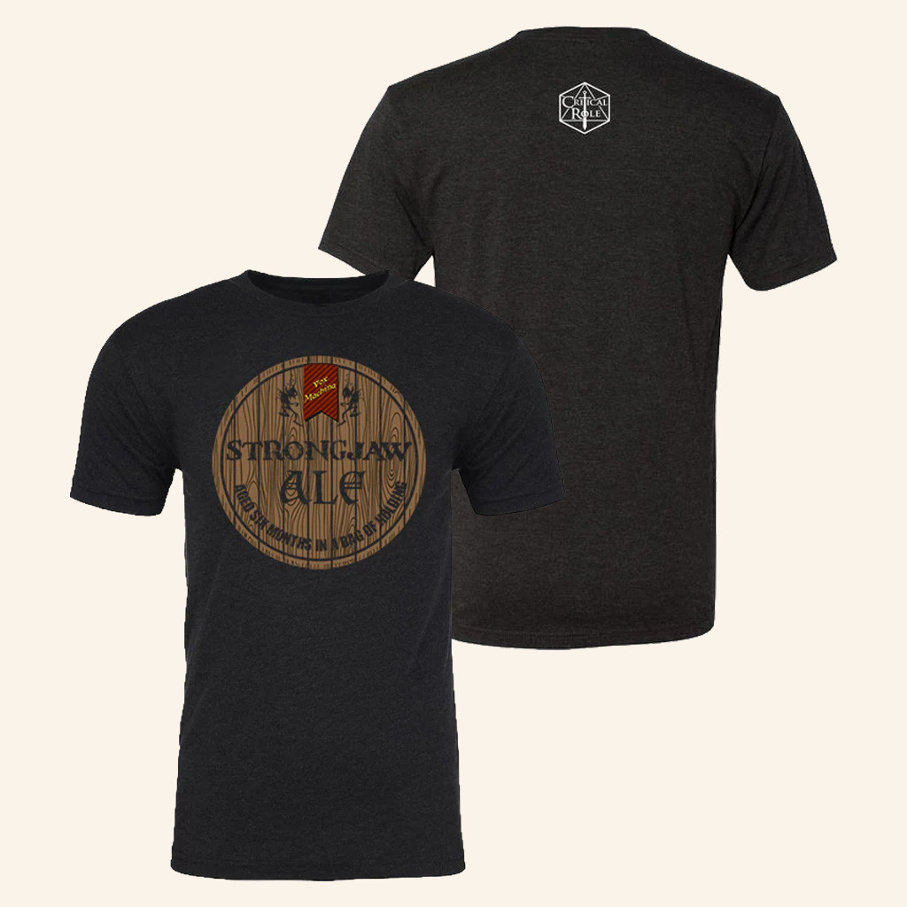 Critical Role Merch Grog Strongjaw Ale T-Shirt Best Christmas Gifts For Friend