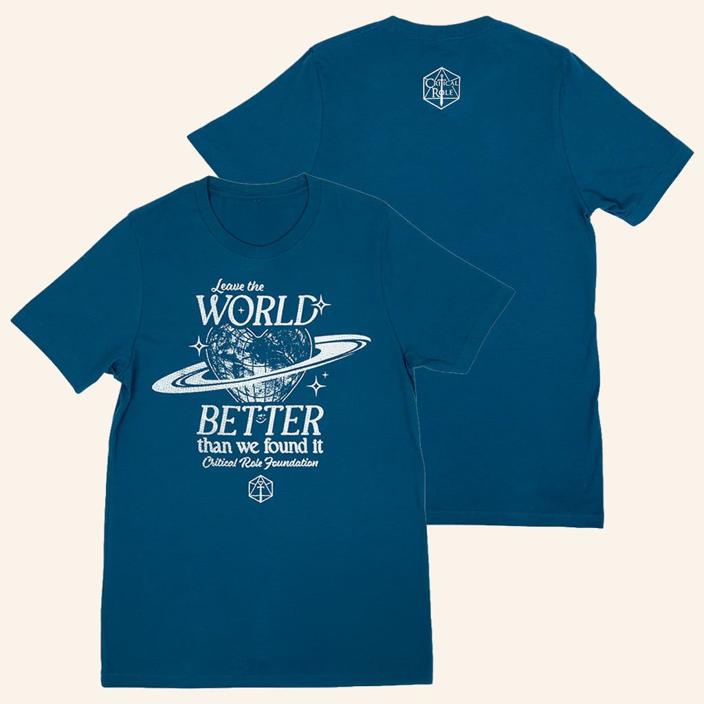 Critical Role Merch Leave The World Better T-Shirt Xmas Presents For Him Critical Role Merch Leave The World Better T-Shirt Xmas Presents For Him
