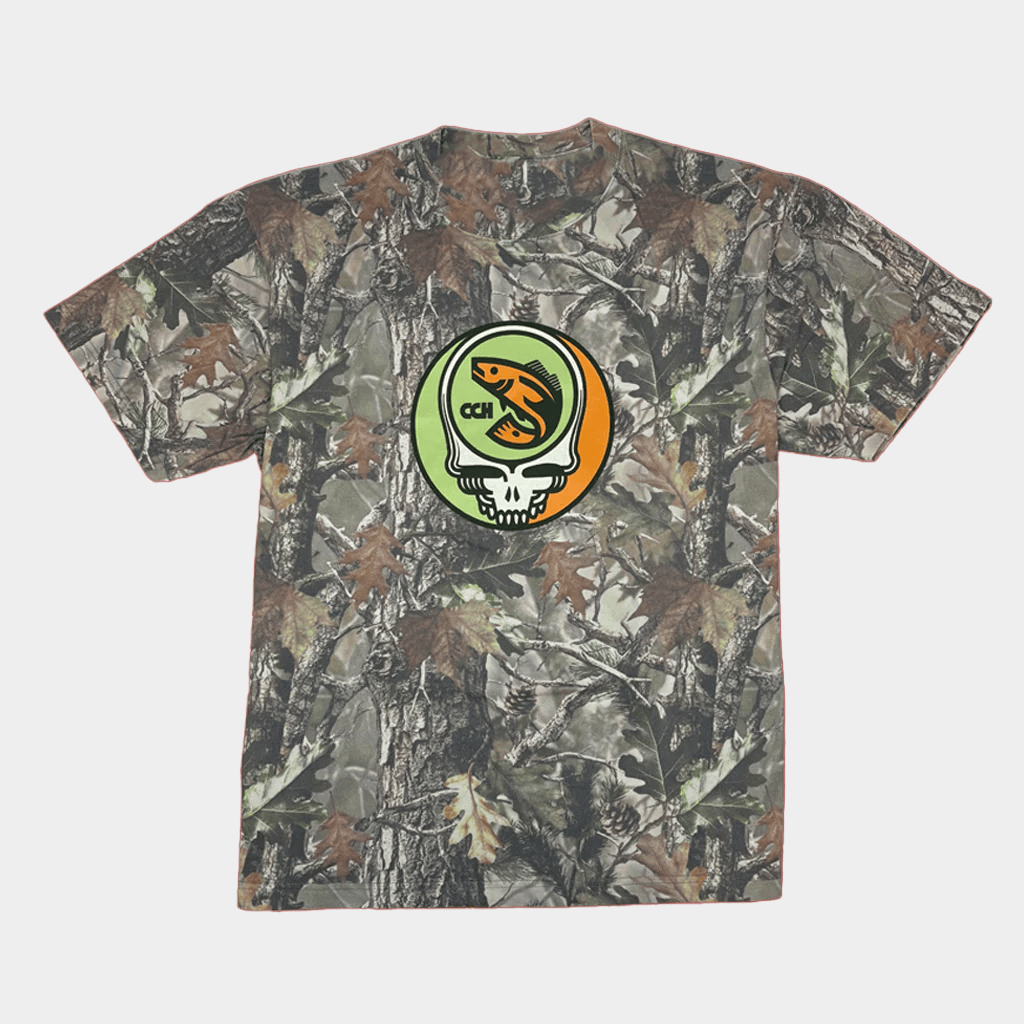 Crooked Creek Holler Merch Stealie Camo T-Shirt Gifts Ideas For Husband