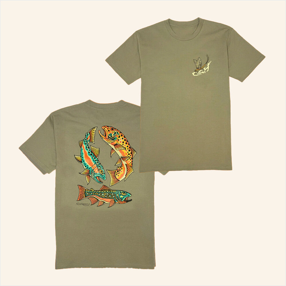 Crooked Creek Holler Merch Triple Trout Vol Ii T-Shirt Best Gifts For Dudes Gifts For Besties