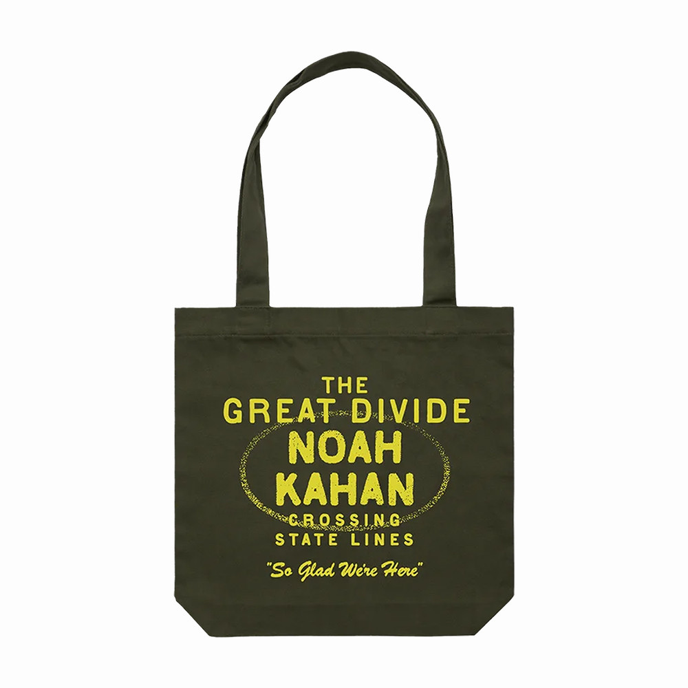 Cross The Line Noah Kahan Tote Bag The Great Devide Noah Kahan Merch Fan Gift