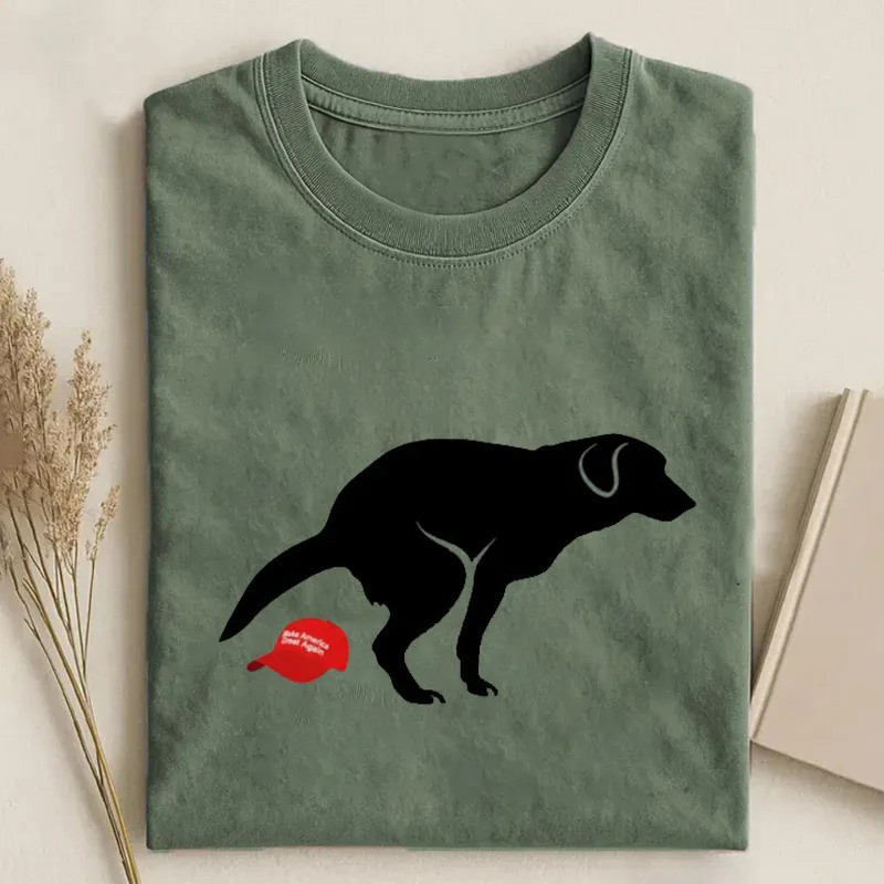 Crow With Rose Anti Trump T-Shirt Gothic Protest Graphic Tee Gift For Readers