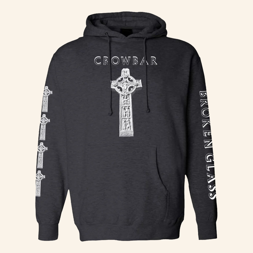 Crowbar Merch Crowbar Cross Hoodie Best Gifts For Father