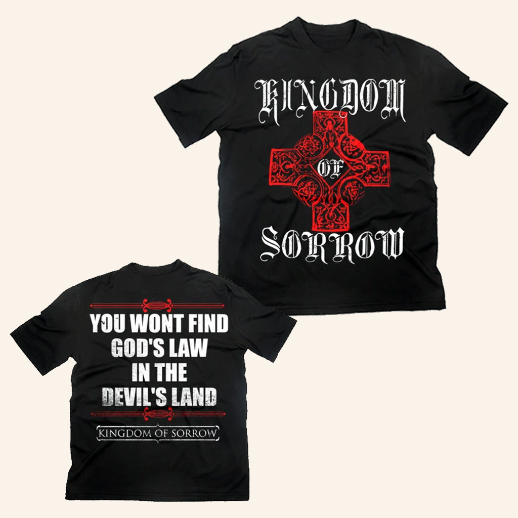 Crowbar Merch Kingdom Of Sorrow Shirt God's Law In The Devil's Land T-Shirt Him Gifts Crowbar Merch Kingdom Of Sorrow Shirt God's Law In The Devil's Land T-Shirt Him Gifts
