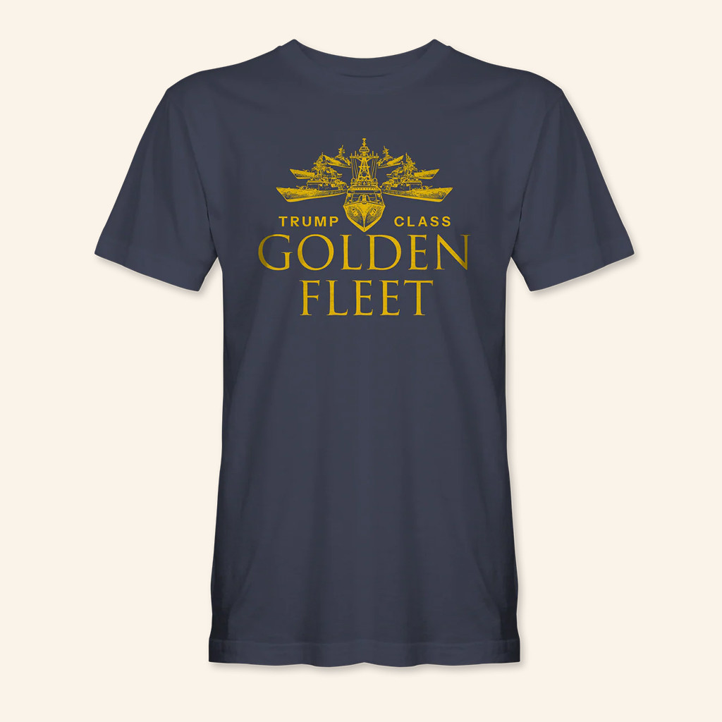 Crowder Merch Trump Class Golden Fleet T-Shirt Gifts Ideas For Friends