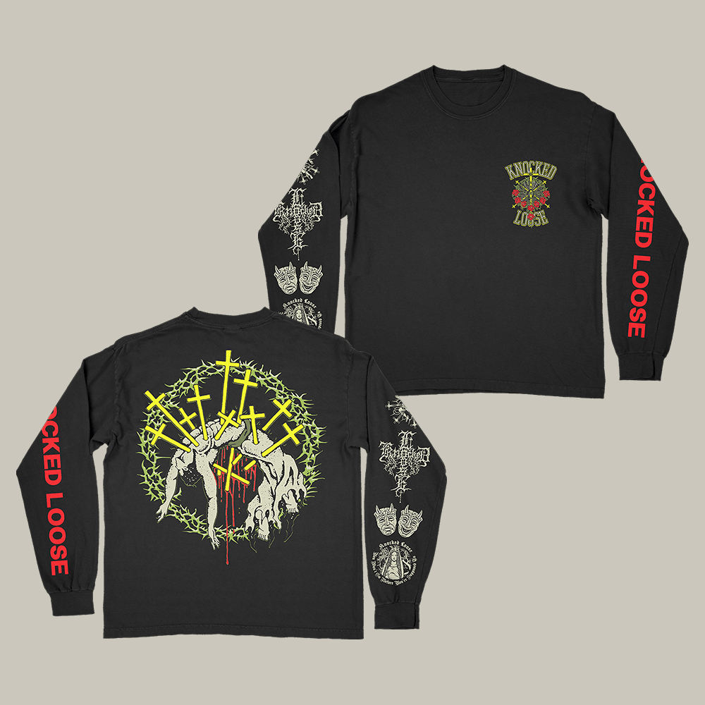 Crown Of Thorns Knocked Loose Long Sleeve Shirt Music Apparel Gift For Fans