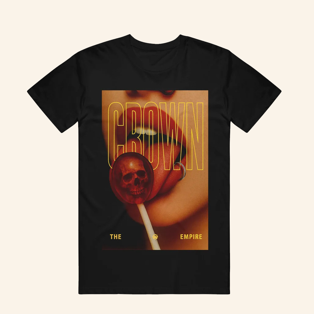 Crown The Empire Band Merch Lollipop Black T-Shirt Gift Ideas For Her