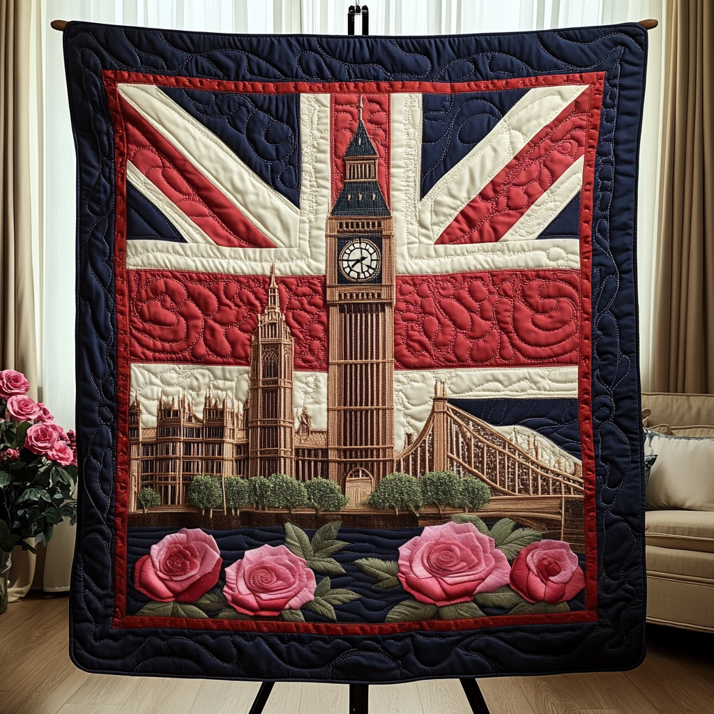 Crowned Glory Quilted Blanket Christmas Throw Blanket Gifts For Someone From England