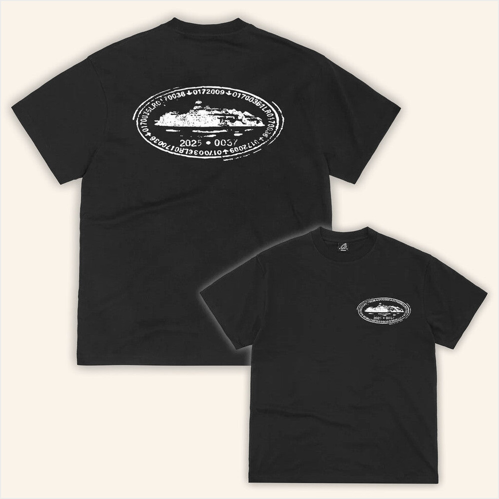 Crtzrtw Merch Island Stamp T-Shirt Black Gifts For My Boyfriend Birthday Gifts For Besties