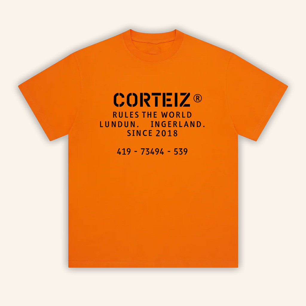 Crtzrtw Merch Og Stencil T-Shirt Orange Gifts For Friends Crtzrtw Merch Og Stencil T-Shirt Orange Gifts For Friends