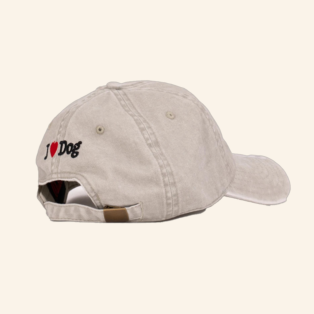 Cruddy Merch Bigwave I Love Dog Embroidered Hat Gifts Ideas For Dog Owners