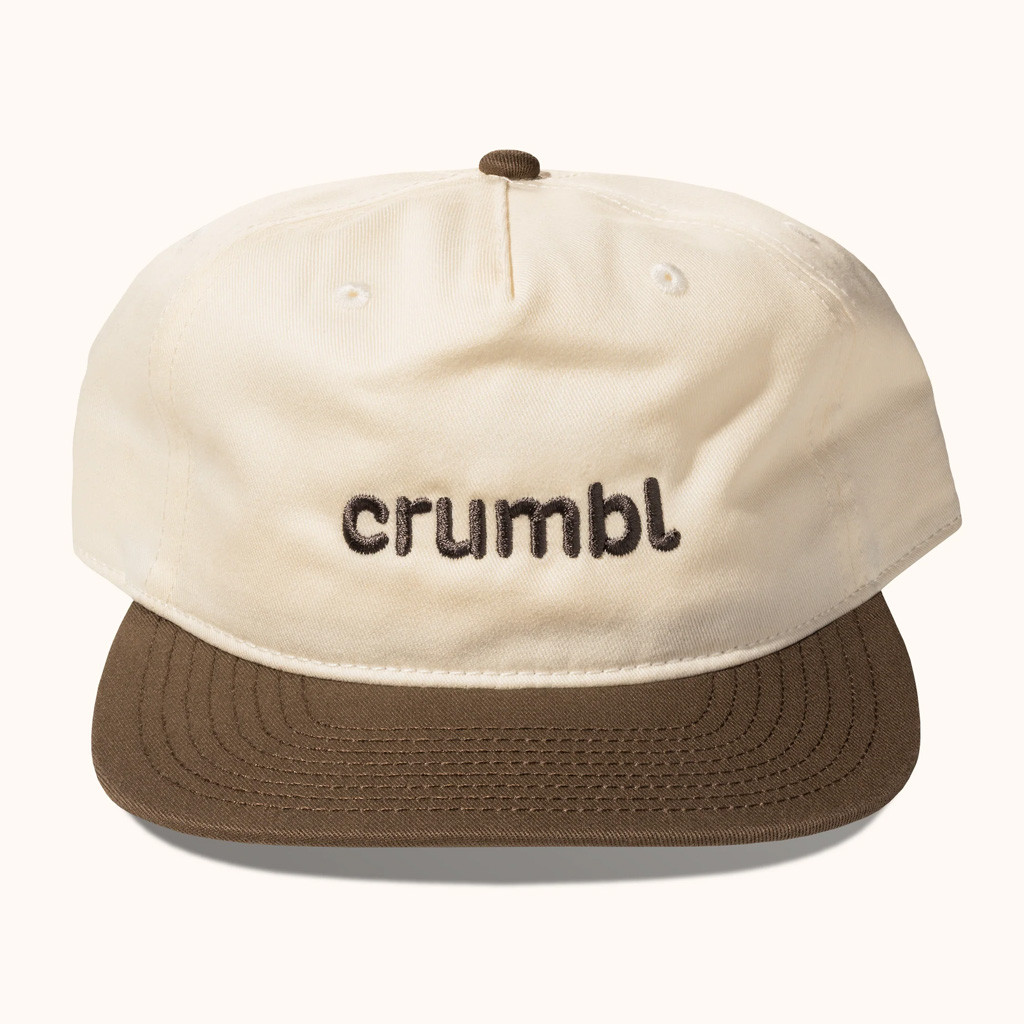 Crumbl Merch Brown And Cream Logo Embroidered Hat Gifts Ideas For Him