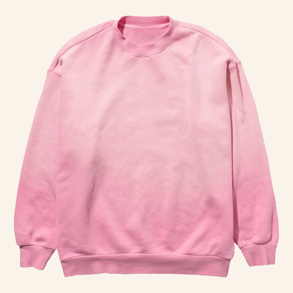 Crumbl Merch Pink Sun Faded Sweatshirt Unique Gifts For Girlfriend