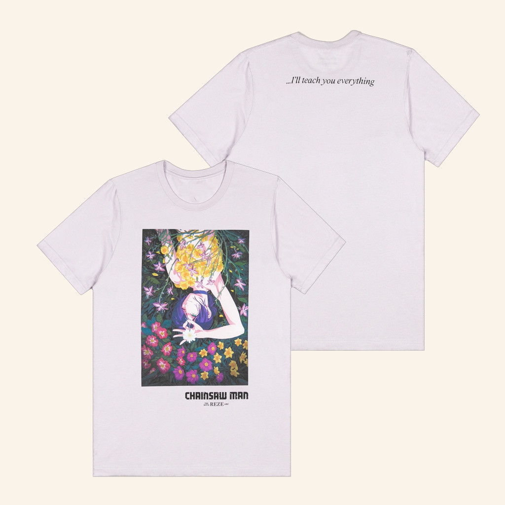 Crunchyroll Merch Chainsaw Man The Movie Reze Arc Reze Movie Poster T-Shirt Manga Fan Gifts Crunchyroll Merch Chainsaw Man The Movie Reze Arc Reze Movie Poster T-Shirt Manga Fan Gifts