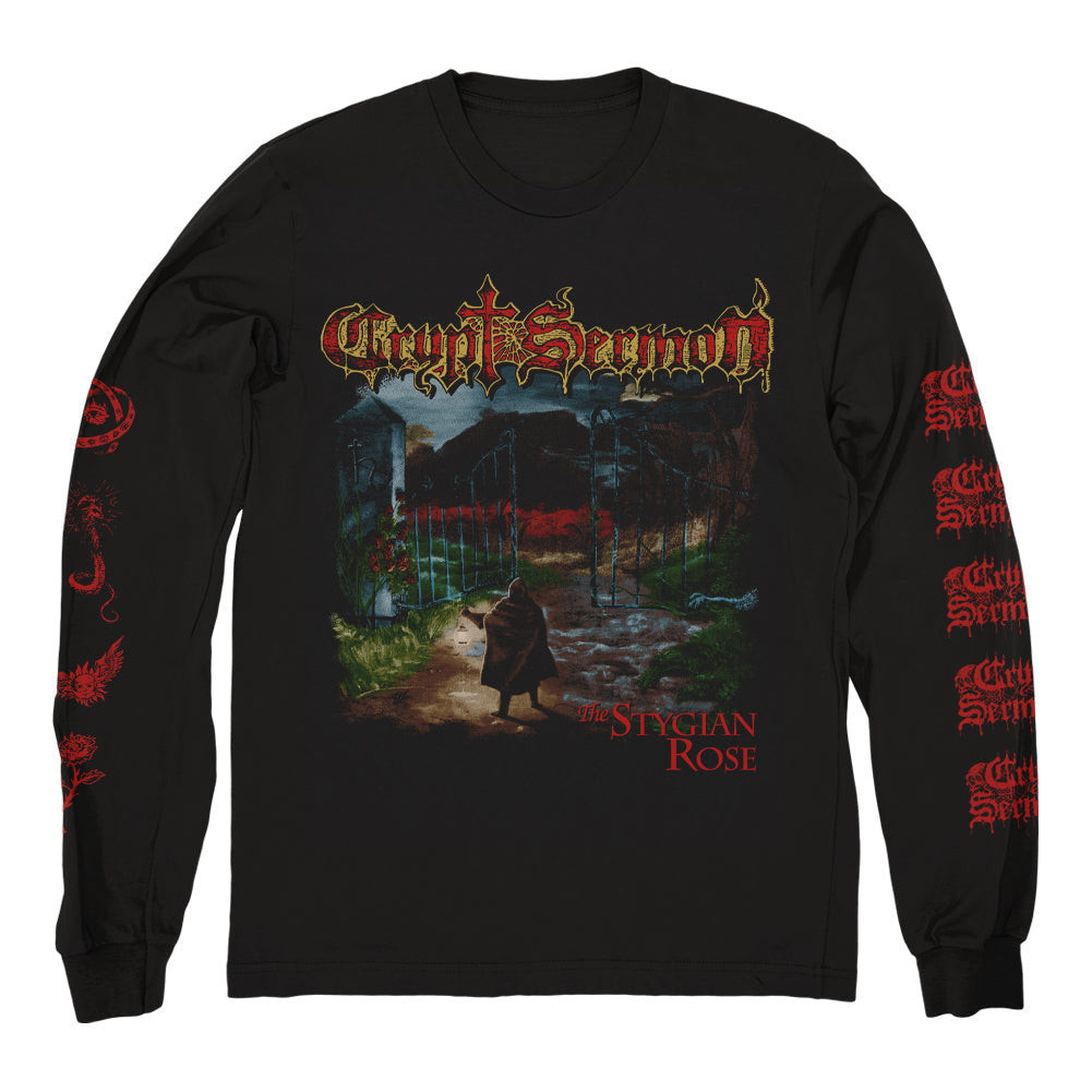 Crypt Sermon Merch The Stygian Rose Long Sleeve Shirt Crypt Sermon Shirt Father's Day Gifts For Husband Crypt Sermon Merch The Stygian Rose Long Sleeve Shirt Crypt Sermon Shirt Father's Day Gifts For Husband