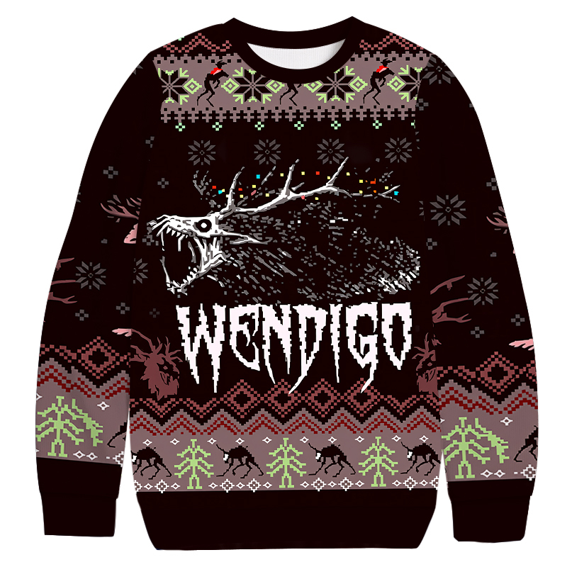 Cryptid Monster Christmas Ugly Sweatshirt Christmas Gift For Friends Cryptid Monster Christmas Ugly Sweatshirt Christmas Gift For Friends