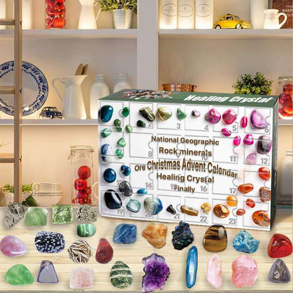 Crystal Ore Christmas Advent Calendar 2025 24-Day Countdown Gift For Daughter