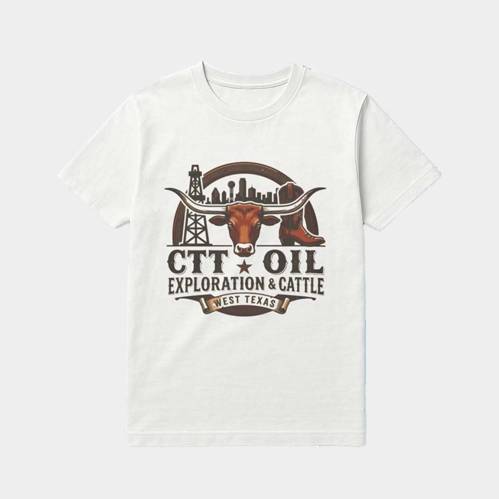 Ctt Oil Exploration And Cattle Midland Texas Shirt Unique Birthday Gift For Dad