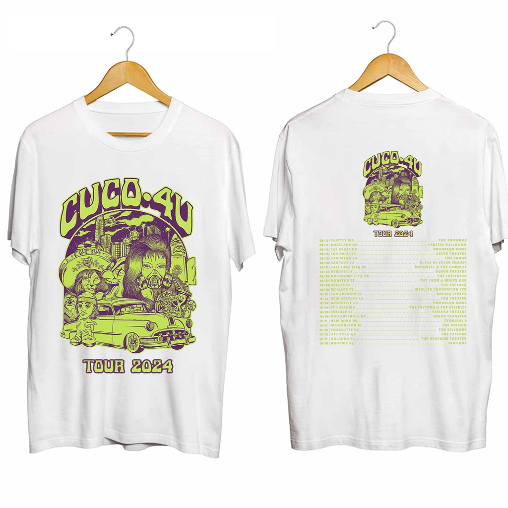 Cuco 4U US Tour 2024 Shirt Cuco Merch Best Gifts For Music Lovers