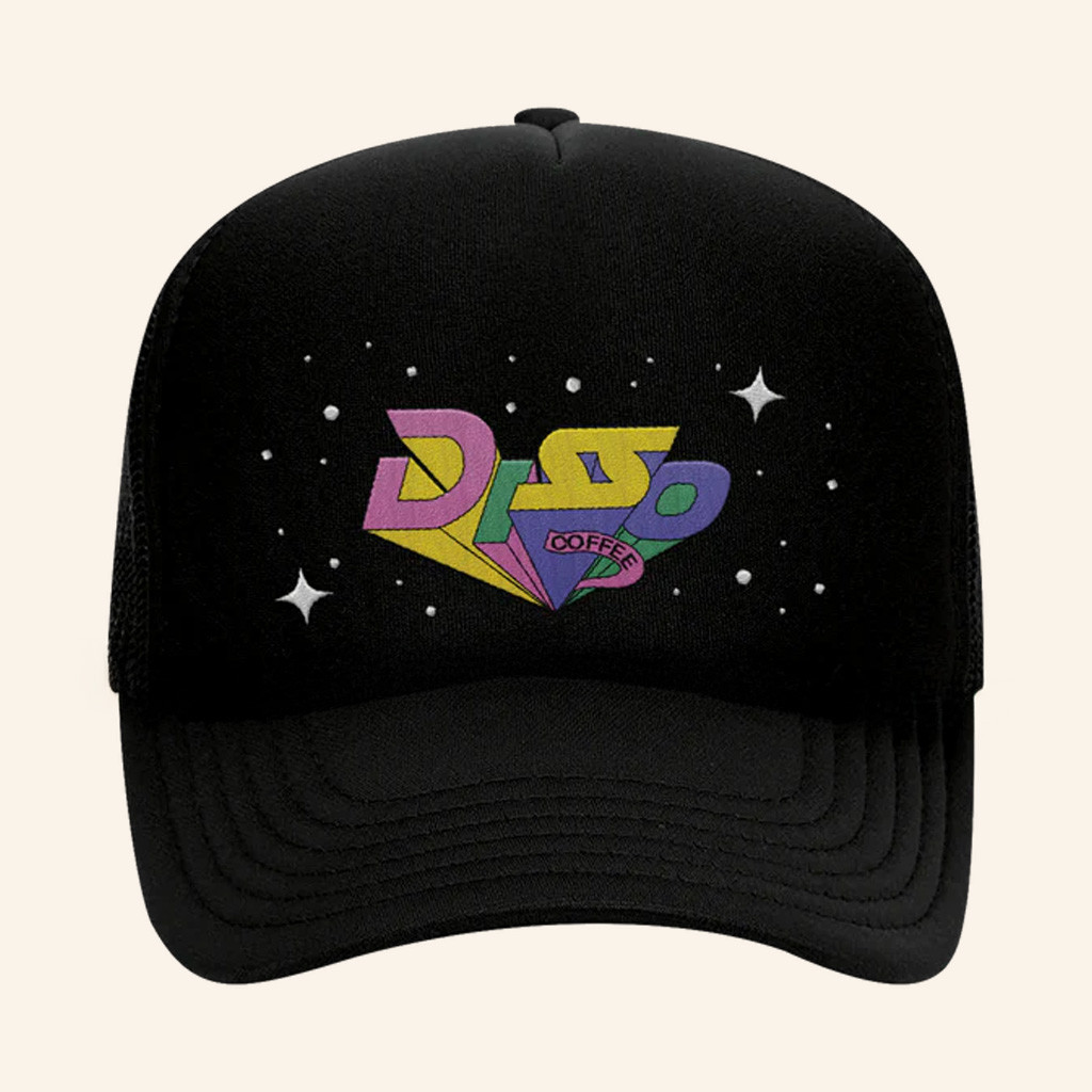 Cuco Merch DISSO Coffee Trucker Hat Gift Ideas For Music Lovers