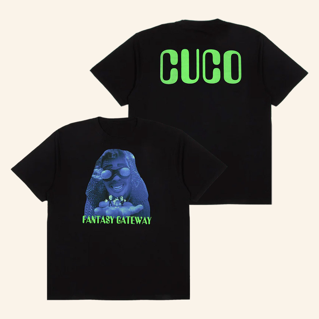 Cuco Merch Fantasy Gateway Black T-Shirt Music Gift Ideas For Guys