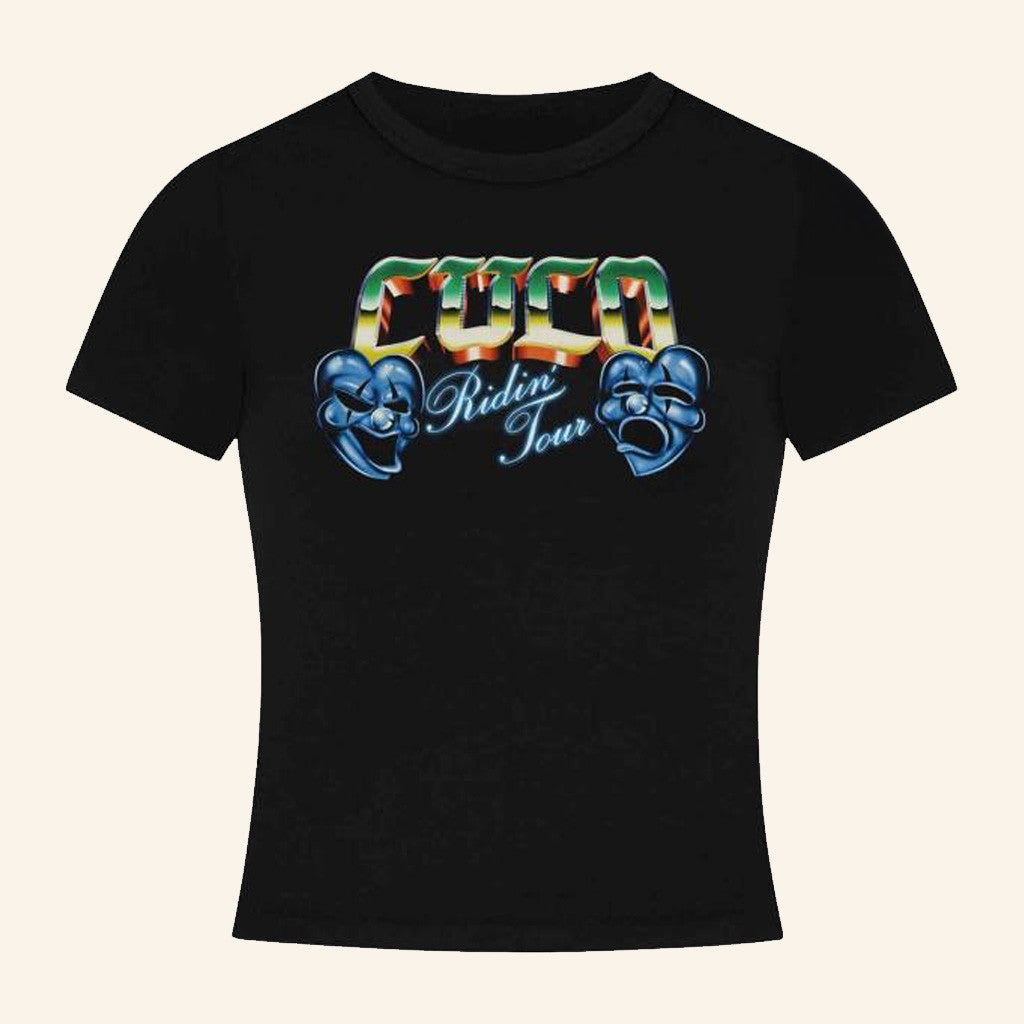 Cuco Official Merch Ridin Tour Baby Tee Gifts For Girlfriend Cuco Official Merch Ridin Tour Baby Tee Gifts For Girlfriend