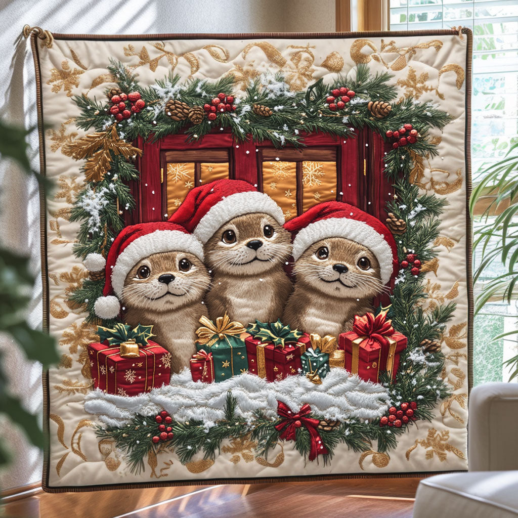 Cuddle Otter Quilt Soft Quilt Blanket Gift for Comfortable Nights