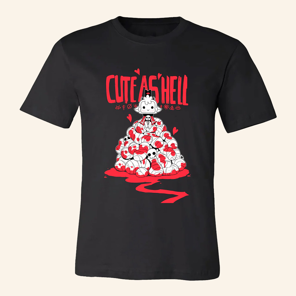 Cult Of The Lamb Merch Cult Of The Lamb Cute As Hell T-Shirt Gifts For Friends