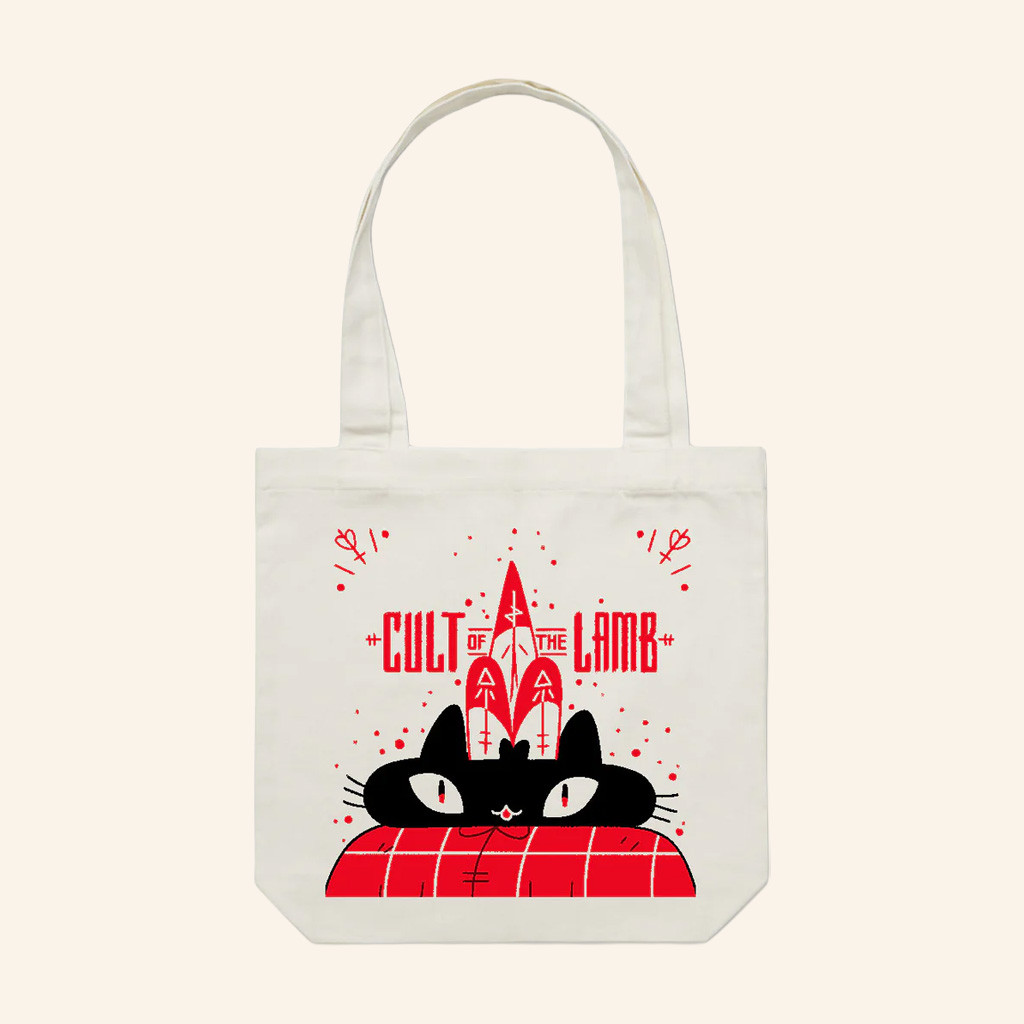 Cult Of The Lamb Merch Cult Of The Lamb Forneus Tote Bag Christmas Gifts For Her