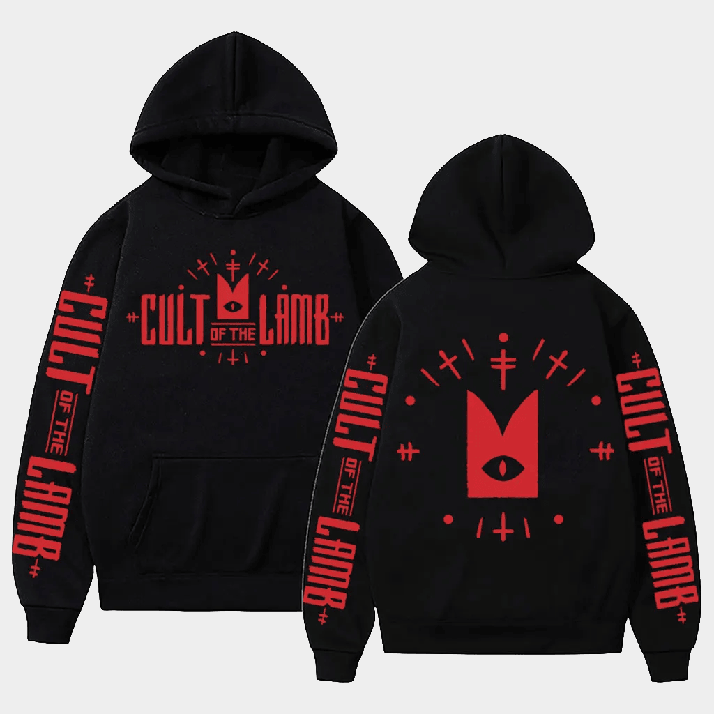 Cult Of The Lamb Merch Cult Of The Lamb Logo Hoodie Best Gift For Game Lovers