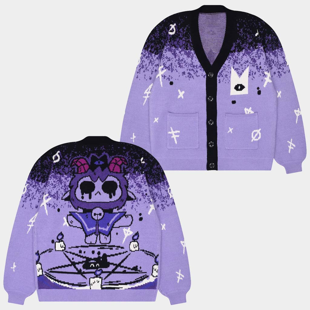 Cult Of The Lamb Merch Cute Goat Cardigan Best Birthday Gift For Sister