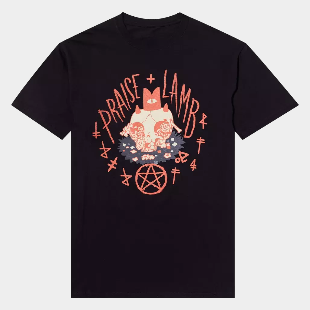 Cult Of The Lamb Merch Praise Lamb Skull T-Shirt Gifts Ideas For Him
