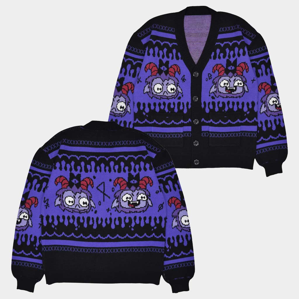 Cult Of The Lamb Merch Unholy Cardigan Birthday Gift For Sister