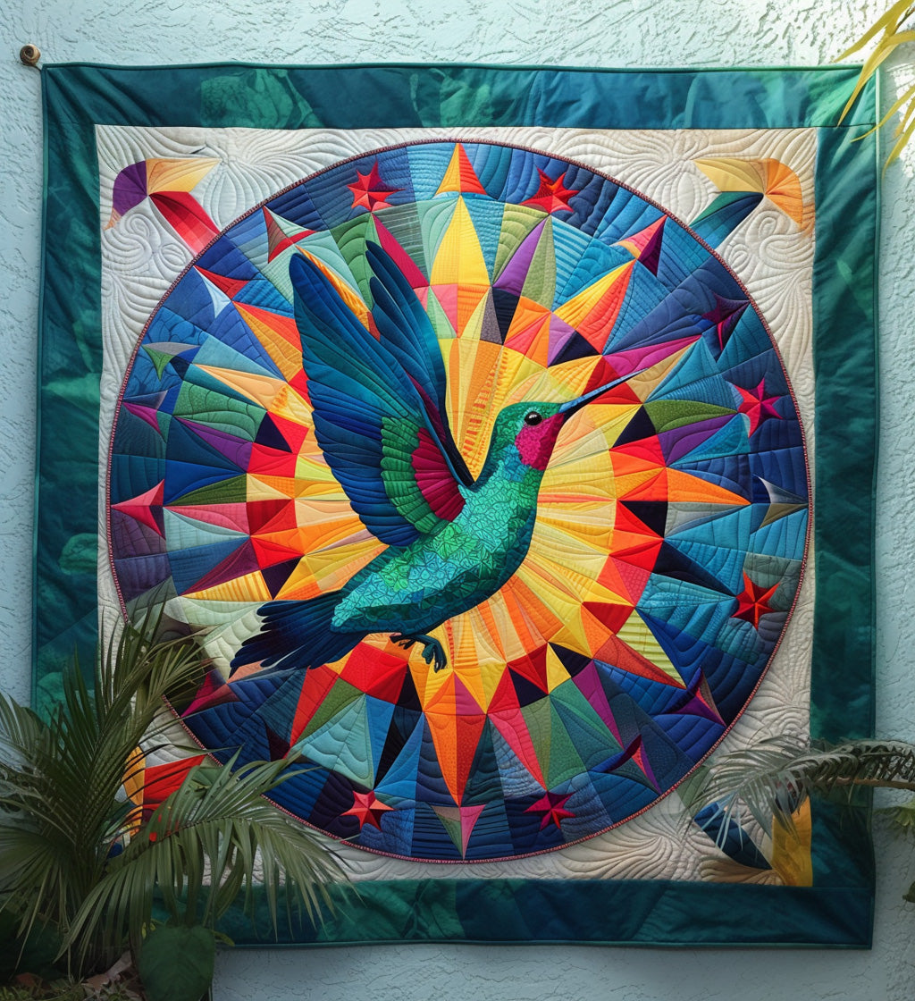Cultural Hummingbird Quilted Blanket Gifts For Hummingbird Lovers