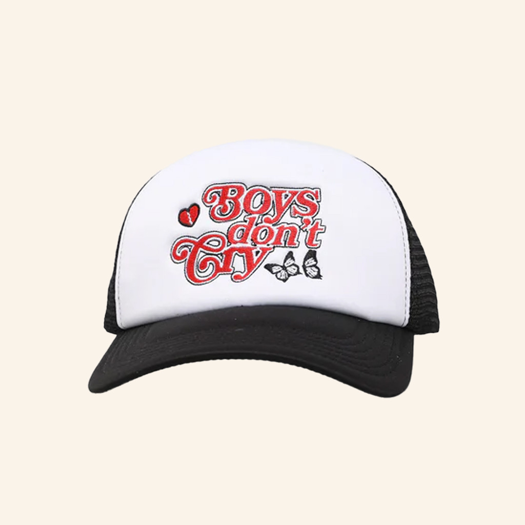 Culture Kings Merch Boys Don't Cry Trucker Hat Embroidered Christmas Gift Ideas For Dad Culture Kings Merch Boys Don't Cry Trucker Hat Embroidered Christmas Gift Ideas For Dad