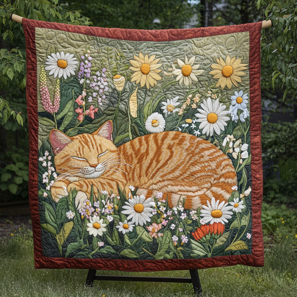 Curious Cat Chronicles Quilted Blanket Gifts For Cat Owners