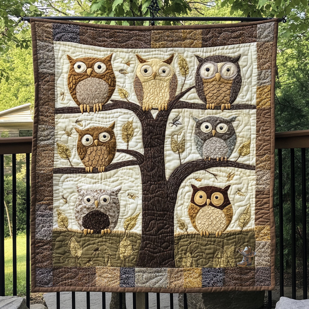 Curious Owl Holiday Christmas Quilt Blanket Christmas Gift Ideas For Him
