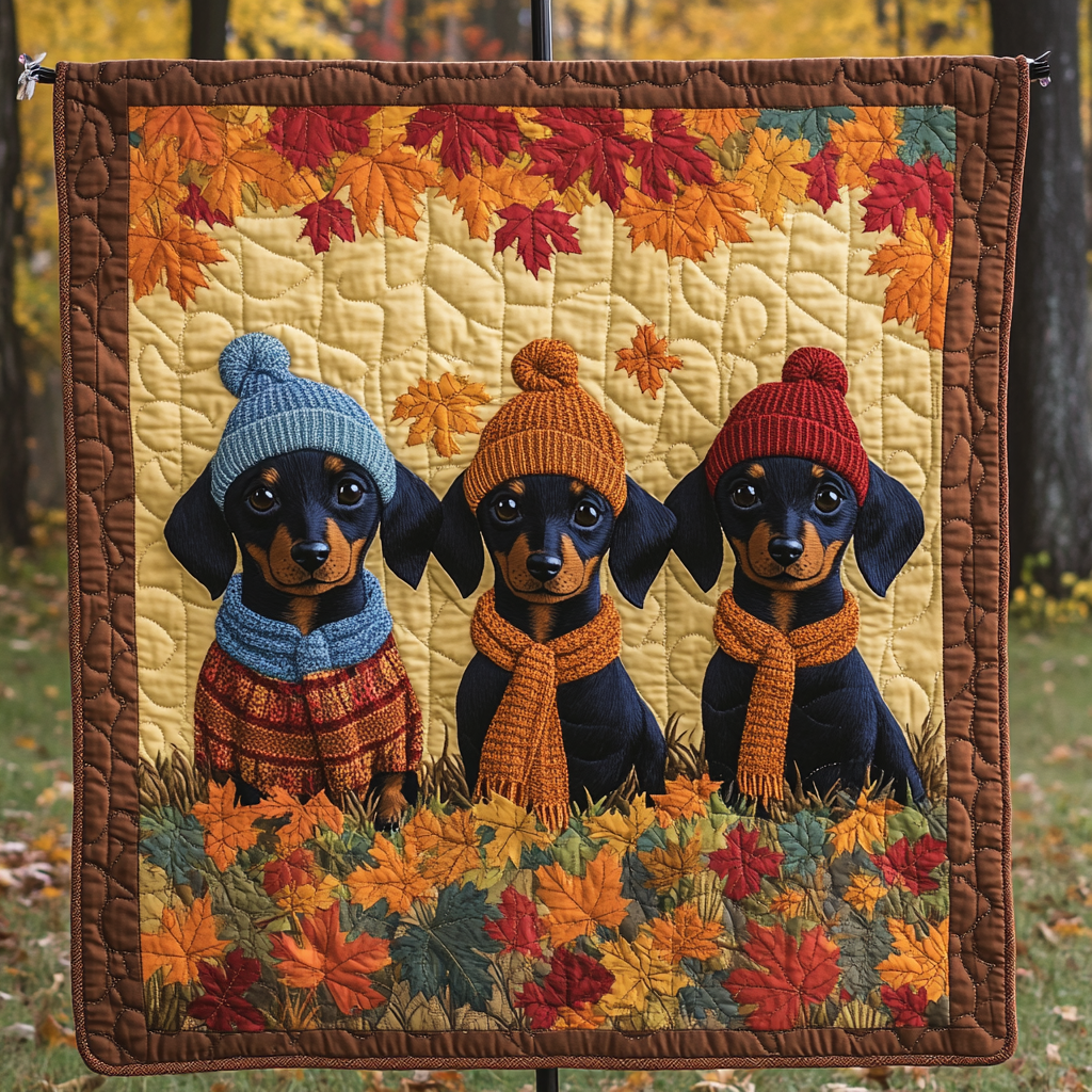 Curious Sausage Quilted Blanket Best Gifts For New Dog Owners
