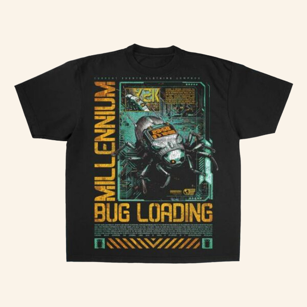 Current Events Merch Current Events Y2k Millennium Bug T-Shirt Gifts For Him