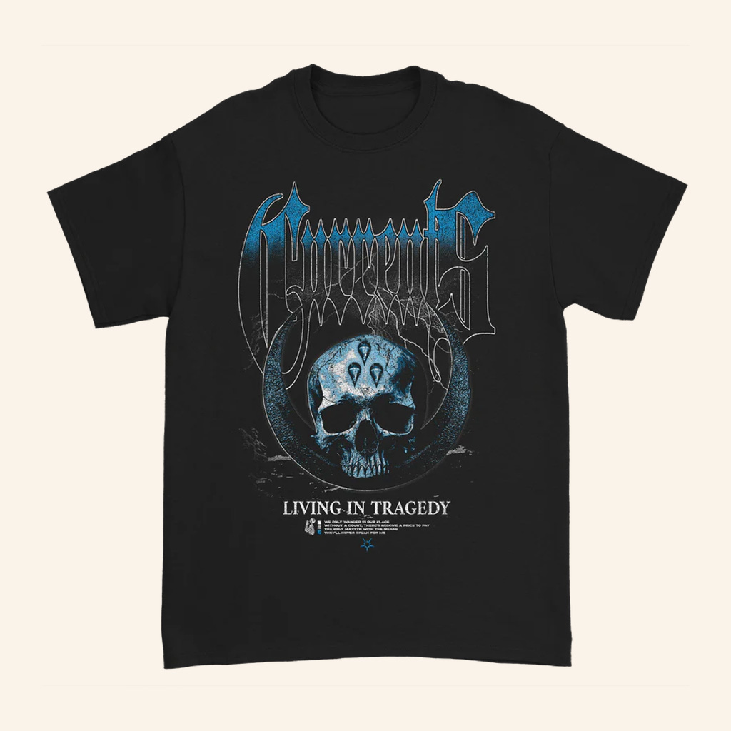 Currents Band Merch Living in Tragedy T-Shirt Christmas Present Ideas For Him