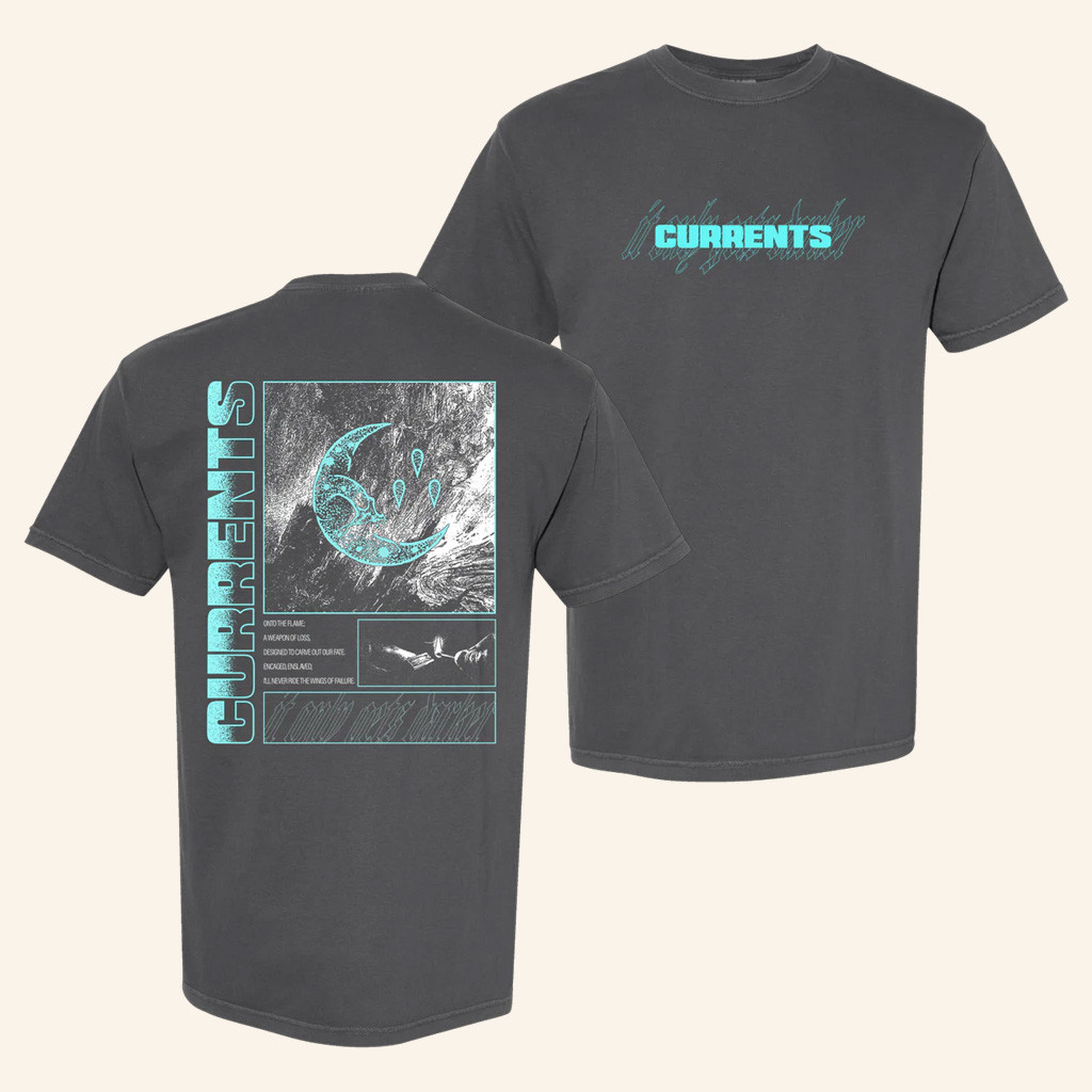 Currents Band Merch Moon Back T-Shirt Christmas Gifts For Boyfriend Currents Band Merch Moon Back T-Shirt Christmas Gifts For Boyfriend